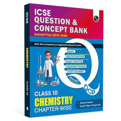 PW ICSE Class 10 Question & Concept Bank Chemistry for 2027 | Chapterwise & Topicwise By Sanya Mam & Sunil Sir | Solved PYQs | 40% Competency & Application Based Practice Questions