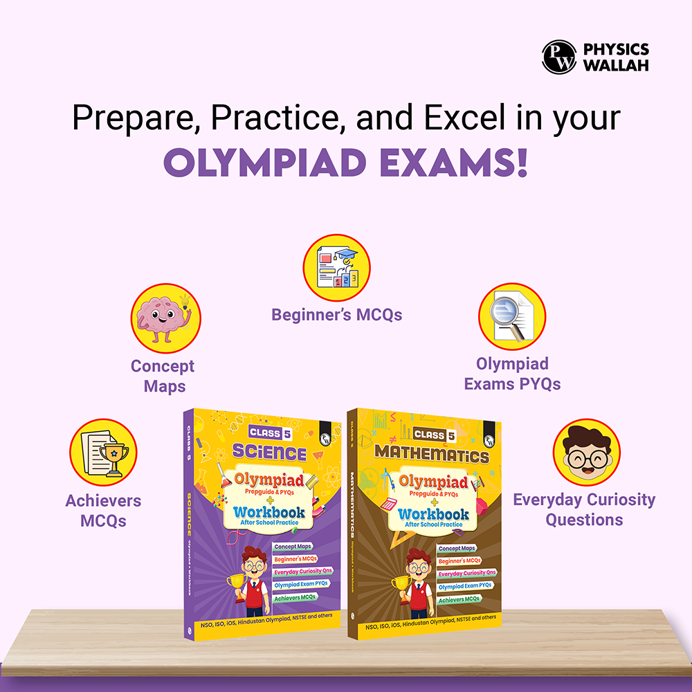 Olympiad Plus Workbook For Class 5 Science and Mathematics Prepguide & PYQs Combo Set of 2 Books | NSO, ISO, iOS, Hindustan Olympiad, NSTSE, IMO, iOM, SEAMO, ISTSE and Others