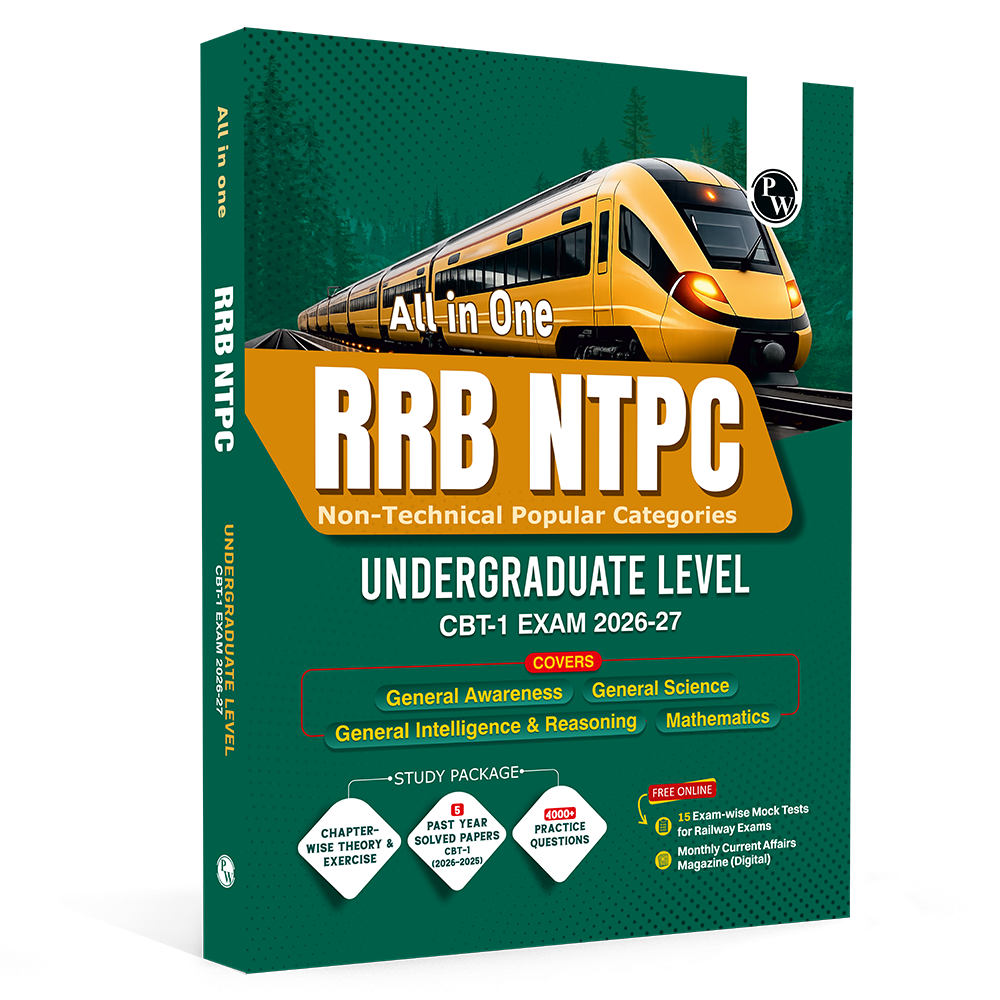 PW All in One RRB NTPC Undergraduate CBT-1 and 28 RRB NTPC PYQs (2022-2016) Combo Set of 2 Books For 2026-27 Exams l Chapterwise Theory, Short Tricks and Exercises l Past Year Papers (PYQs)