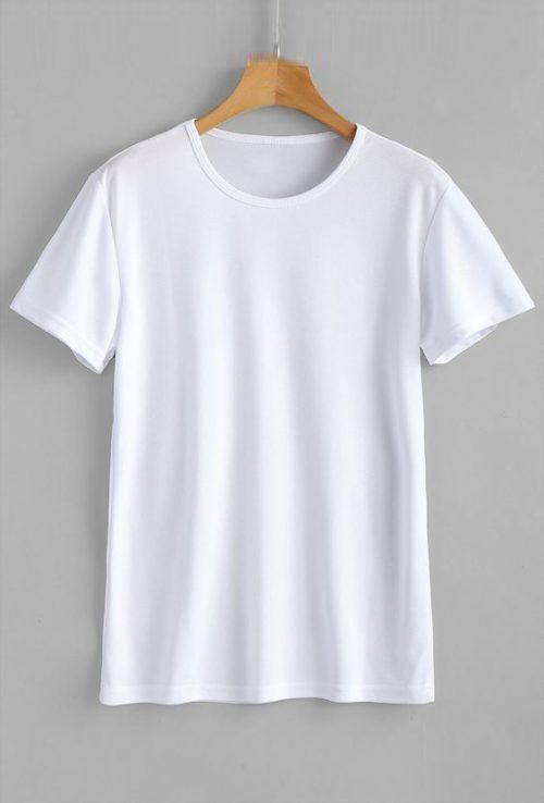 Plain White T-shirt XXL