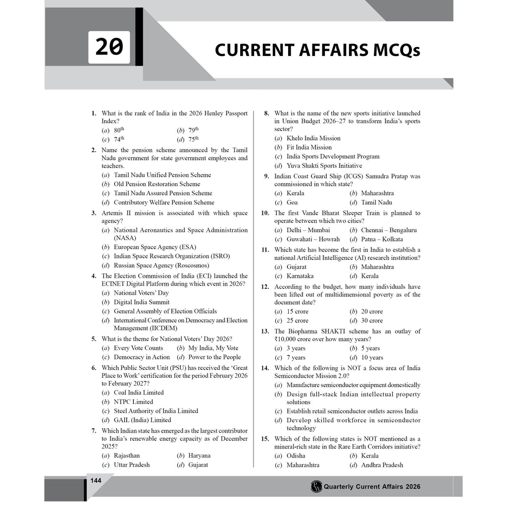 UPSC Quarterly Current Affairs Magazine Vol. 1& 2, Jan to March & April to June 2026 By Aasim Sir | For UPSC & State Civil Services Exams 2026-27 English Edition