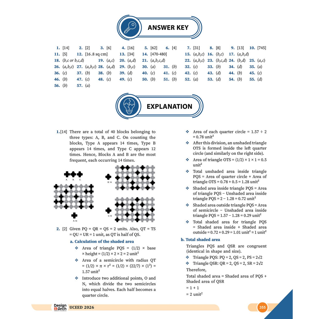 UCEED PYQ BOOK 2026 - 2015 | Latest Syllabus Coverage with Detailed Explanations