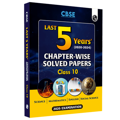 CBSE Class 10 Last 5 Years' (2020 - 2024) Chapterwise Solved Papers For 2026 Exams | Science, Mathematics, English, Social Science