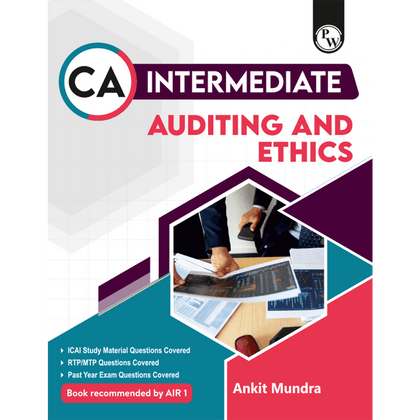 CA Intermediate Group 2 Auditing & Ethics - Ankit Mundra | Covering Theory, MCQs, RTP & MTP and PYQs | Latest Syllabus For May & Sep 2025 Exams | 4th Edition