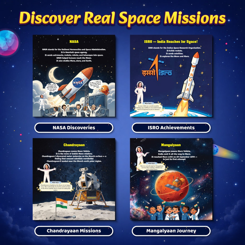 All About the Solar System For Kids AR (Augmented Reality) Adventures with Aayu & Vanu | Fun Facts, Quizzes & Space Discoveries | Learn about 8 Planets, Pluto, Rockets, Astronauts & Space Missions