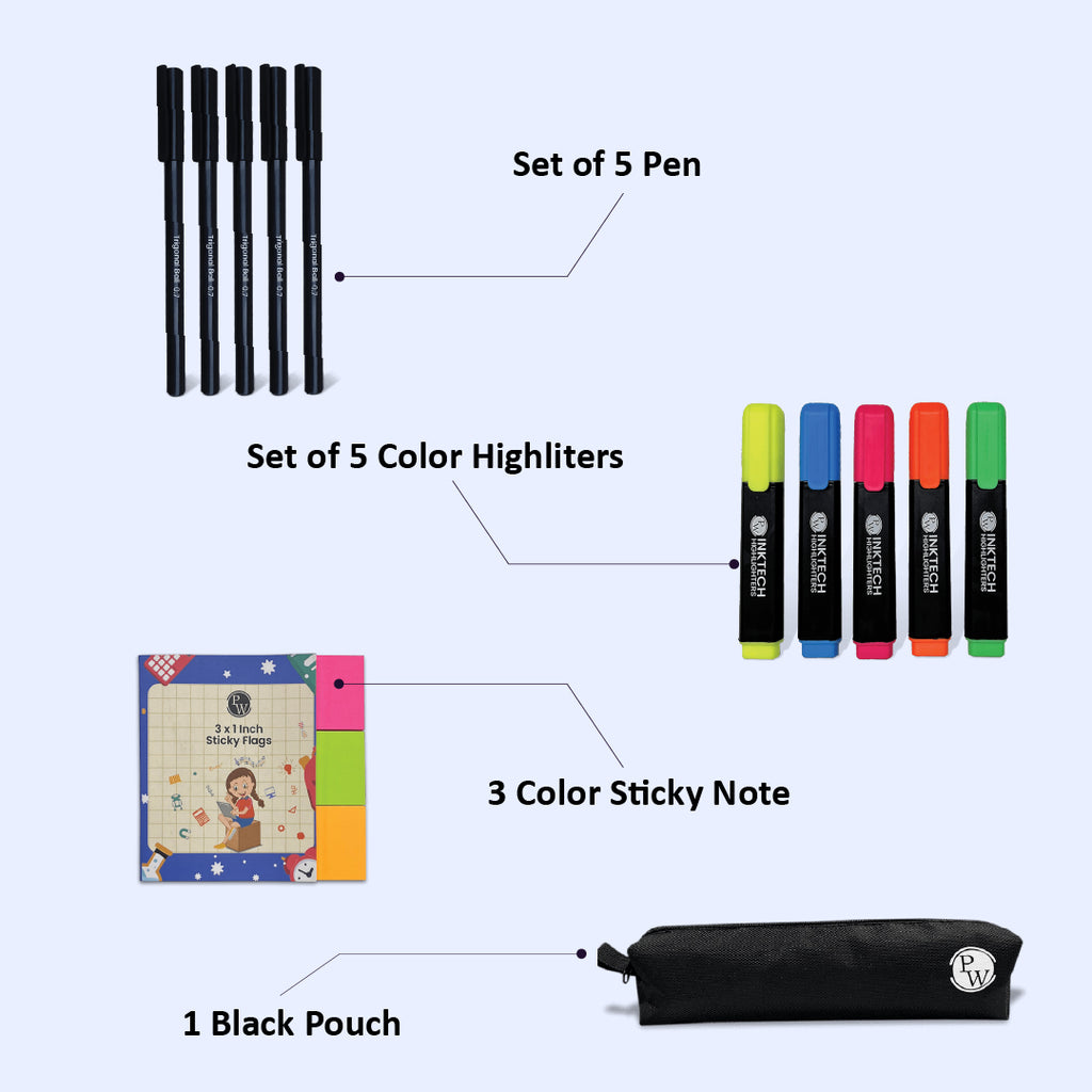 Student Stationery Combo – Perfect for Exam & Practice.