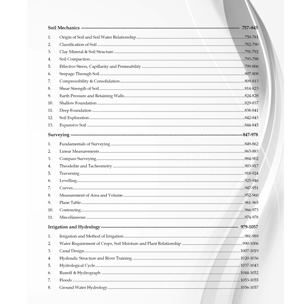 SSC JE Civil Engineering Chapterwise 12 Previous Years Solved Papers (2024-2012) | 3300+ Objective Questions with Detailed Text Solutions| 12 Years PYQs