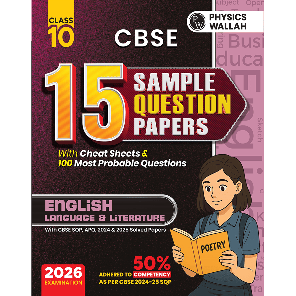 15 CBSE Sample Paper Class 10 English For 2026 Board Exam with 50 Percent Competency Based Questions 100 Most Probable Questions