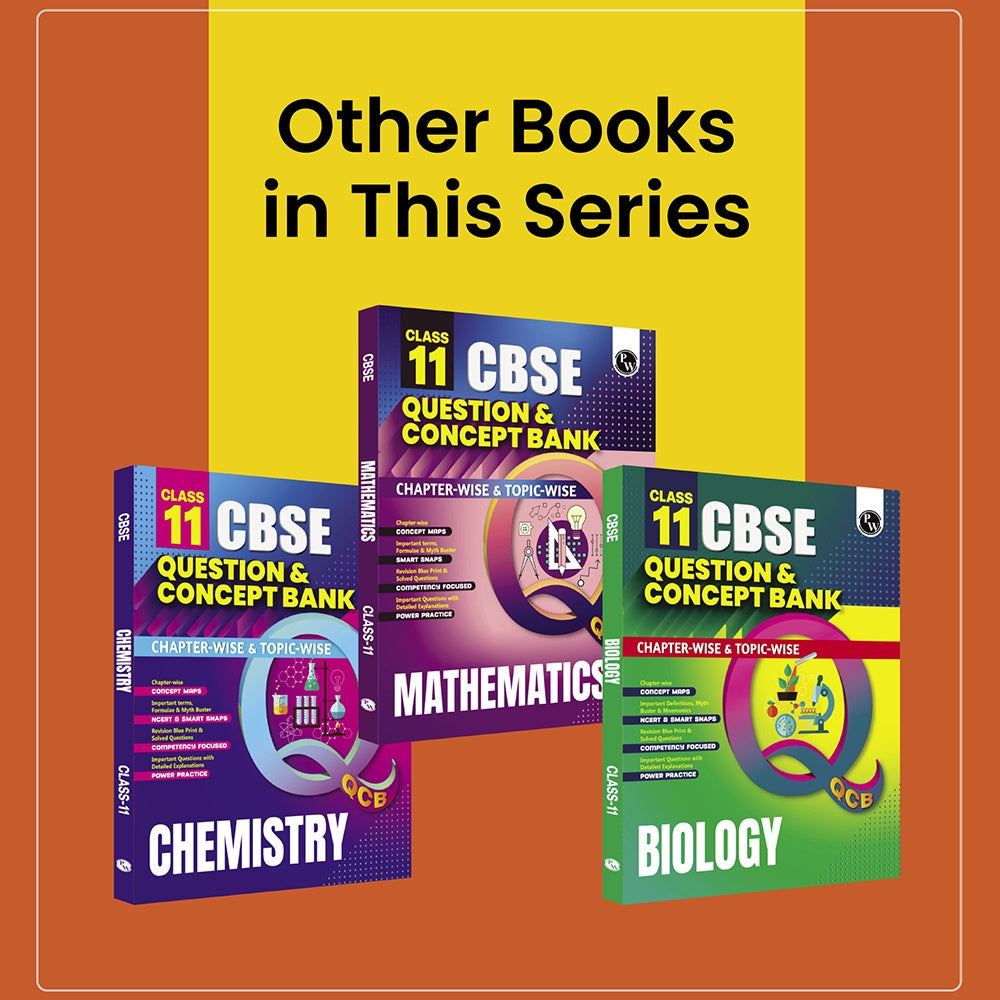 PW CBSE Class 11 Question & Concept Bank (QCB) Physics Chapter-wise and Topic-wise Solved Questions For 2027 Exams with Competency Based Question