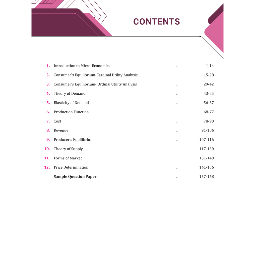 CBSE Question & Concept Bank (QCB) Class 11 Introductory Microeconomics Chapter-wise and Topic-wise Solved Questions For 2026 Exams with Competency Based Question