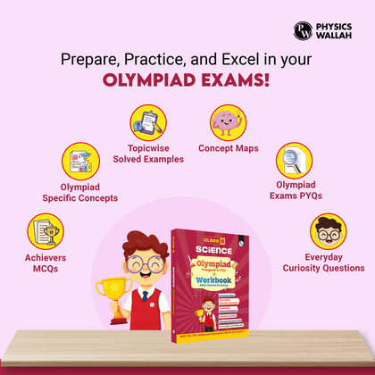 Olympiad Plus Workbook For Class 6 Science Prepguide, Concept Map, PYQs and Worksheets For After School Practice | NSO, ISO, iOS, Hindustan Olympiad, NSTSE and Others