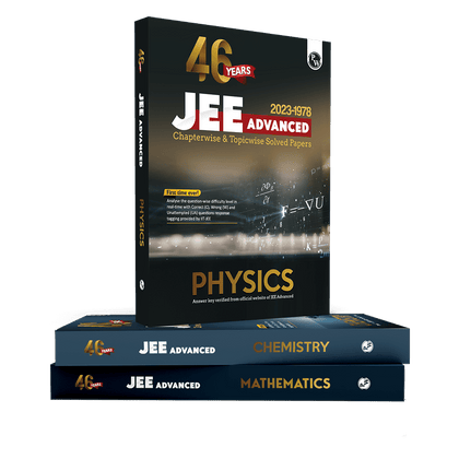 46 Years Physics, Mathematics and Chemistry Combo Set of 3 Books Chapterwise and Topicwise Solved Papers PYQ of JEE Advanced 1978 to 2023
