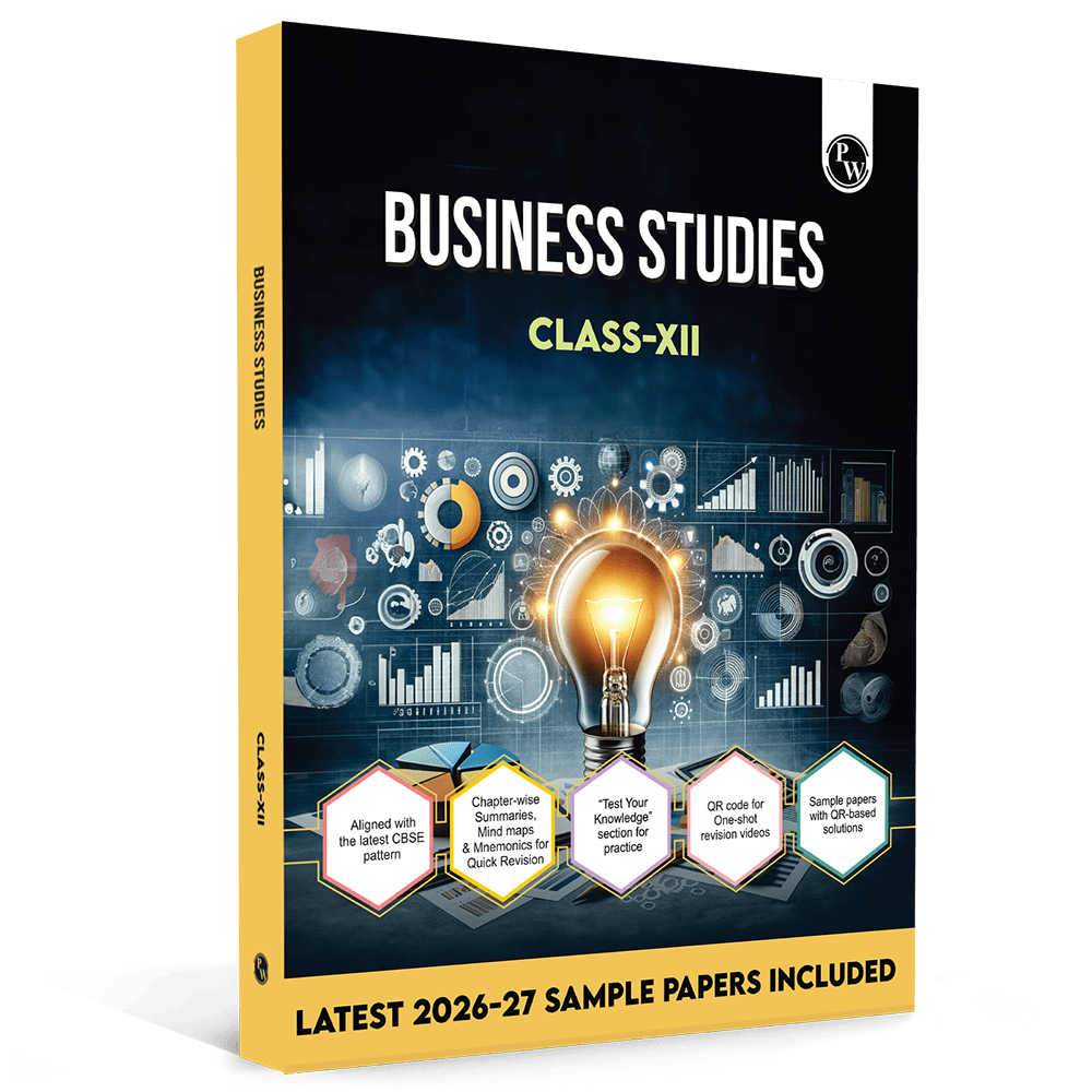 CBSE Class 12 Business Studies As Per Latest CBSE Pattern For 2026-27 Exams | Chapterwise Theory, Practice Questions with Detailed Explanation & Latest Sample Papers