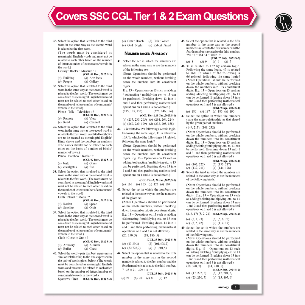 Selection Mantra For SSC CGL Tier 1 & 2 Exams 8000+ TCS MCQs Till Feb 2025 l Chapterwise & Typewise Questions | Reasoning, General Awareness, Maths, English & 5 Online CBT Tests