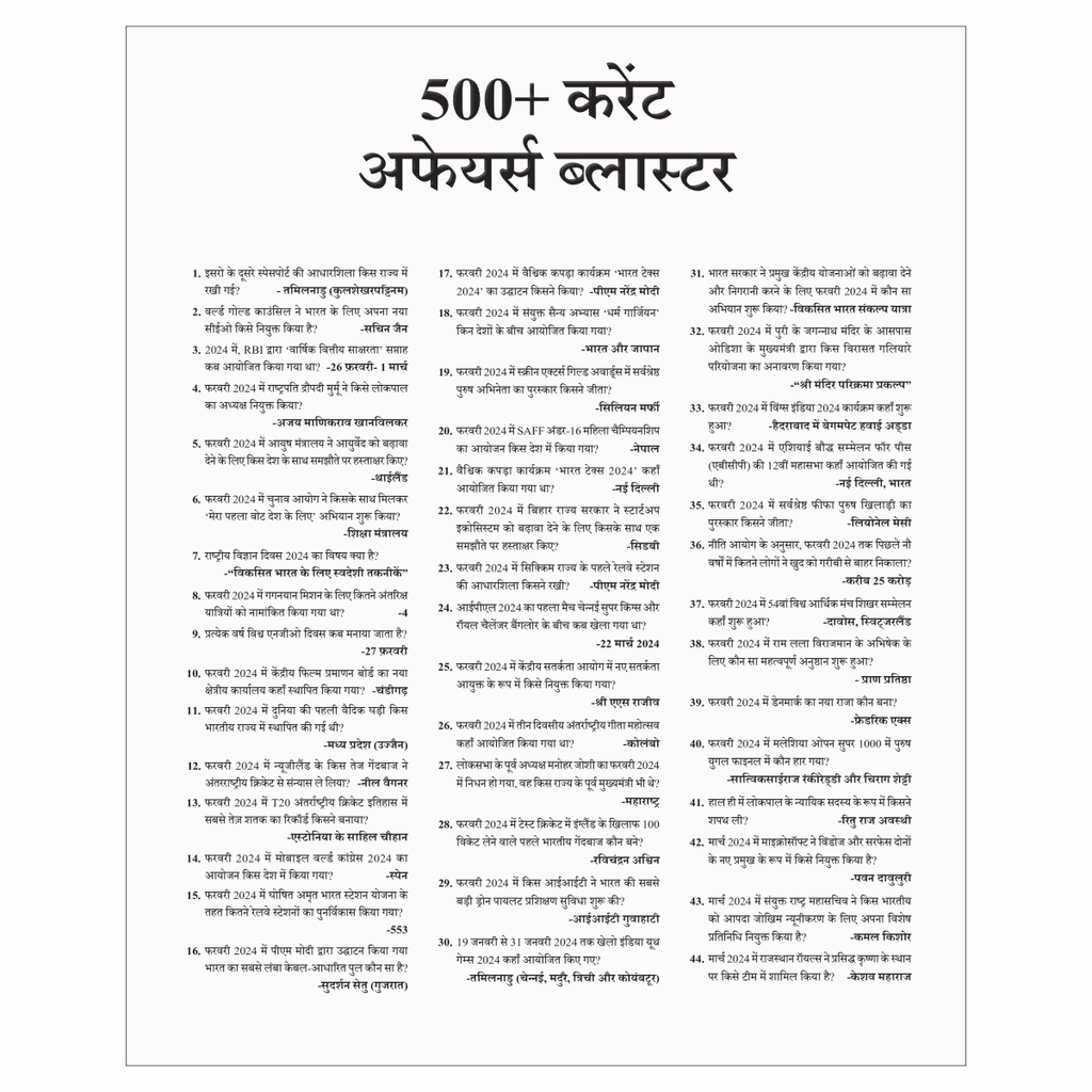 Half Yearly Current Affairs Magazine Vol 1 January to June 2024 Hindi Edition by Mohammed Aasim Sir | For SSC, Banking, Teaching, Railway, Defence and Other Competitive Exams
