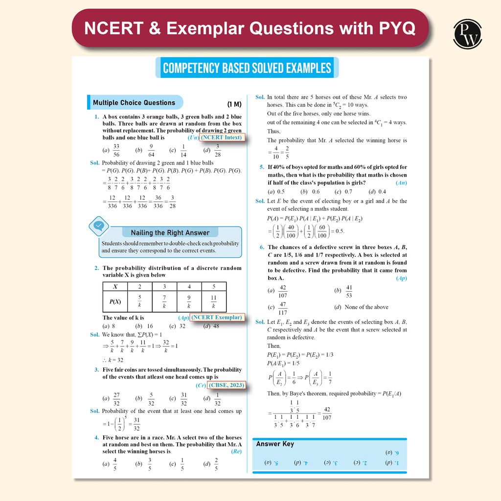 CBSE Question & Concept Bank (QCB) Class 12 Mathematics Chapter-wise and Topic-wise Solved Questions For 2026 Exams with 50% Competency Based Question--