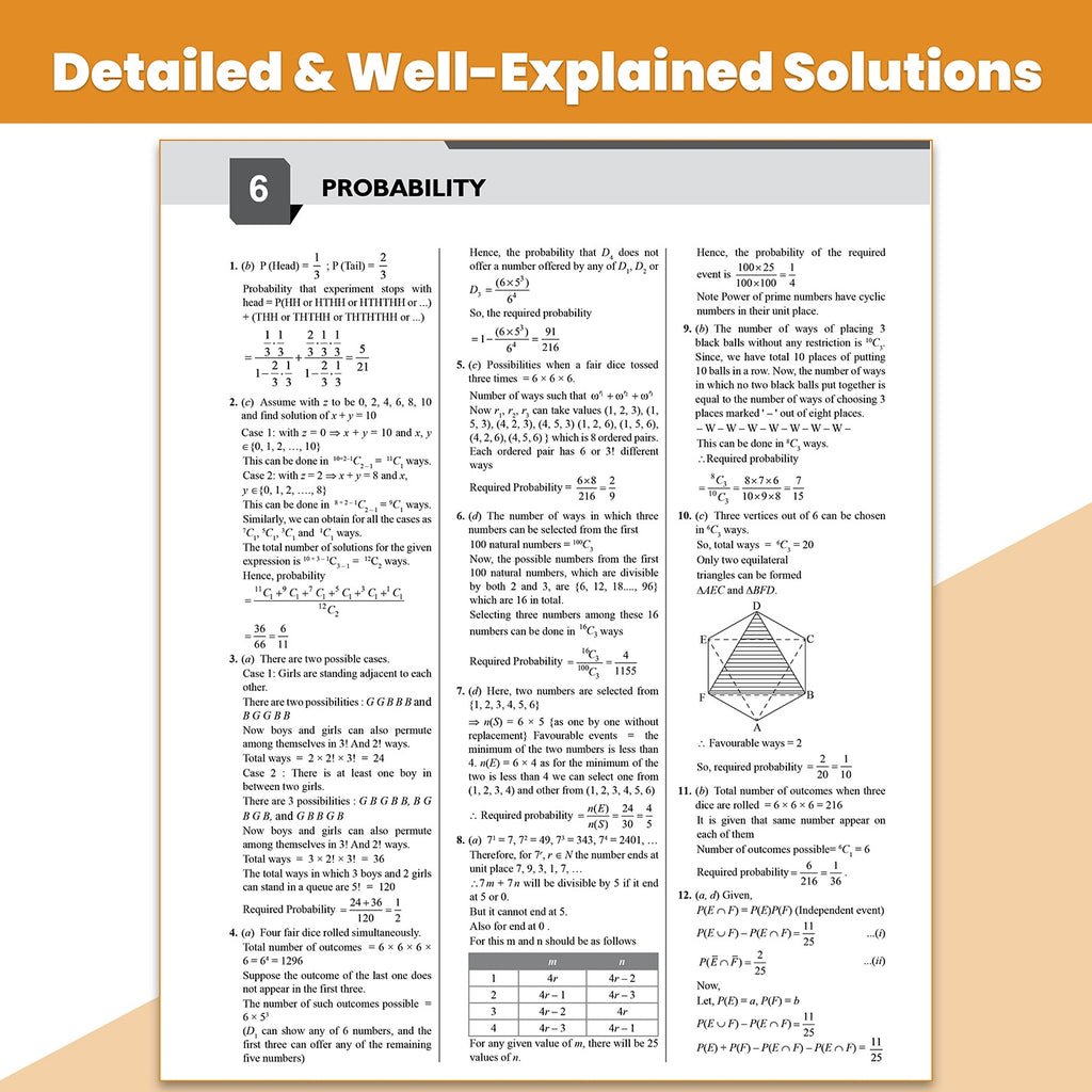 49 Years JEE Advanced PYQ Book Mathematics Chapterwise & Topicwise Solved Papers (1978-2026) | PYQ with Detailed Solutions | Previous Year Questions for IIT JEE Advanced Exam