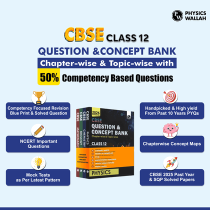 CBSE Question & Concept Bank (QCB) Class 12 Physics, Chemistry, Mathematics Combo Set of 3 Books Chapter-wise and Topic-wise Solved Questions For 2026 Exams