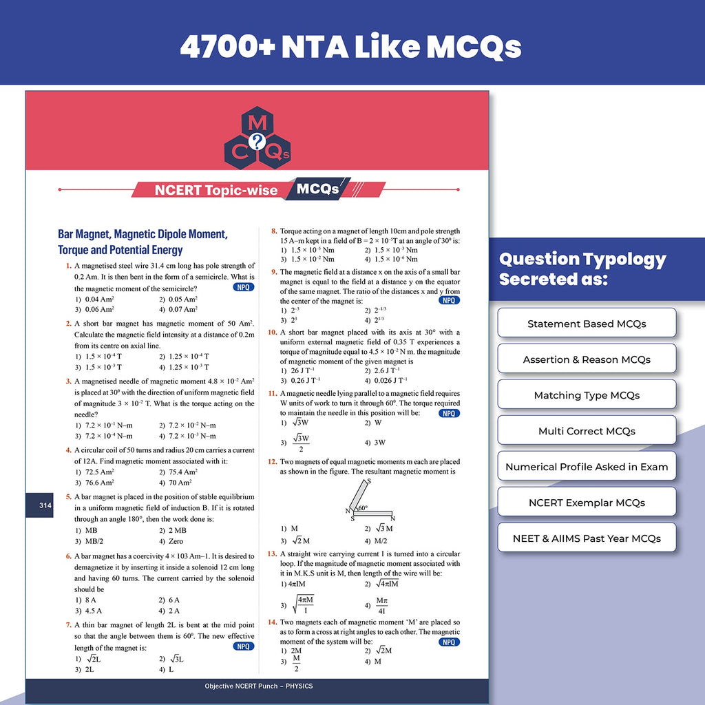 PW Objective NCERT Punch 5.0 Physics For NEET 2027 By Dr. Manish Raj (MR Sir) l Updated with Most Probable NEET Potential Questions (NPQ) For End Time Preparation