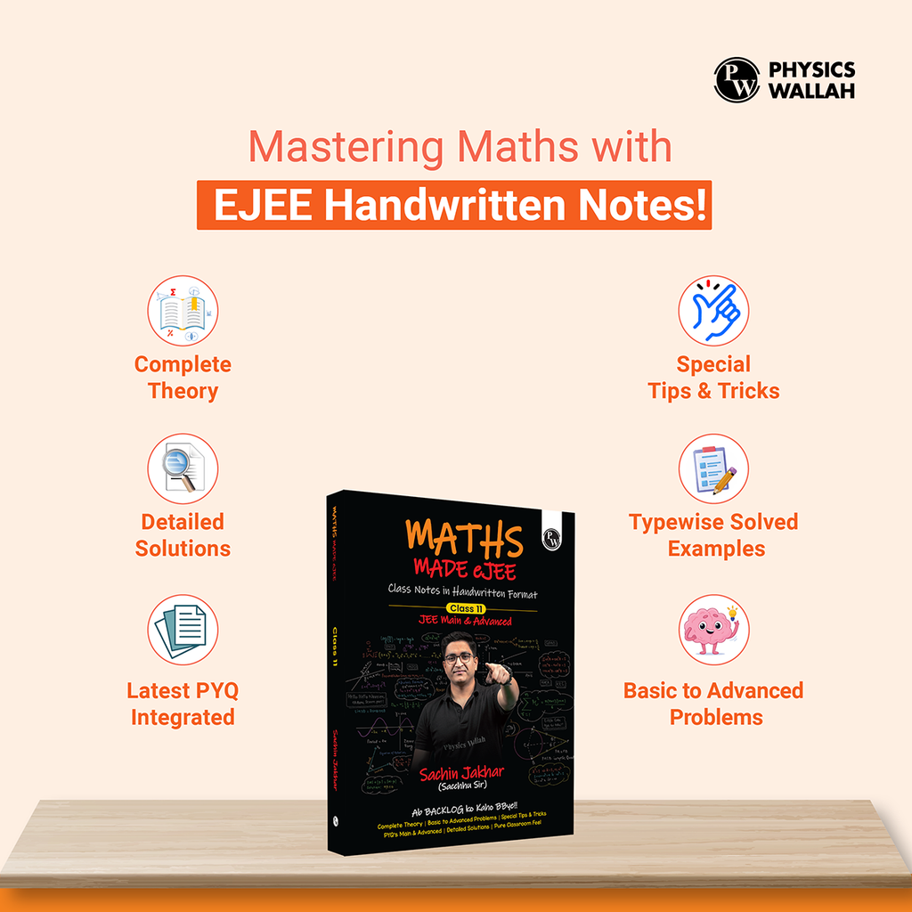 Maths Made EJEE Class 11 Handwritten Notes By Sachin Jakhar For JEE Main & Advanced Exams | Complete Theory, Basic to Advanced Problems,PYQ, Detailed Solutions+ 300 page Ruled practice notebook