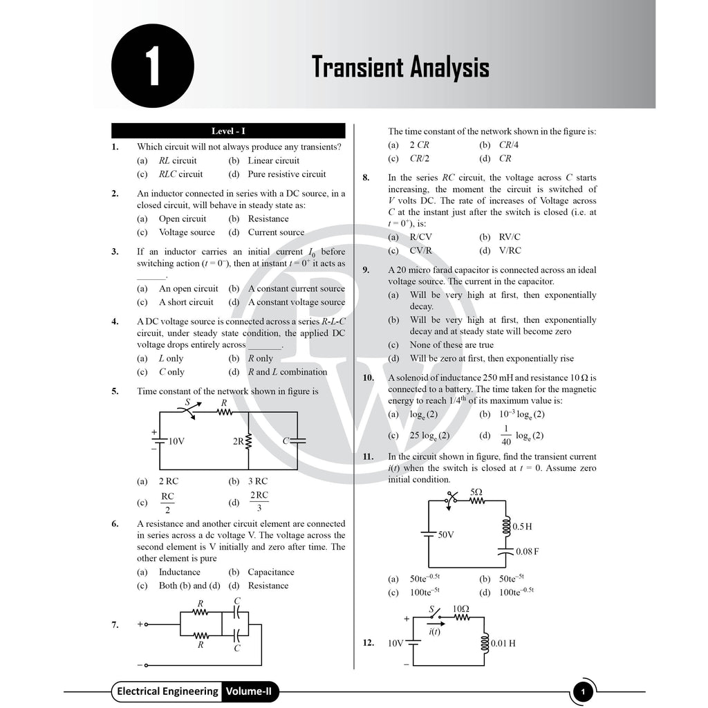 Engineers Wallah Practice Booster Electrical Engineering Volume 1 & 2 For All AE & JE Exams Combo Set of 2 Books | Chapterwise Solved PYQs | 5500+ Solved Questions