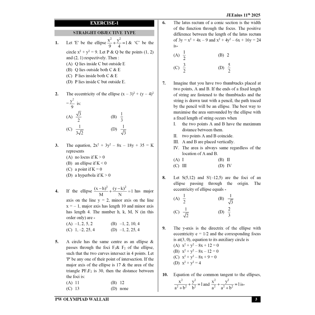 Olympiad Wallah JEEnius Edge 11 Mathematics (Part 2) For JEE, ISI-CMI & Olympiad Maths | Expert Crafted Content | Logical & Analytical Problem Sets