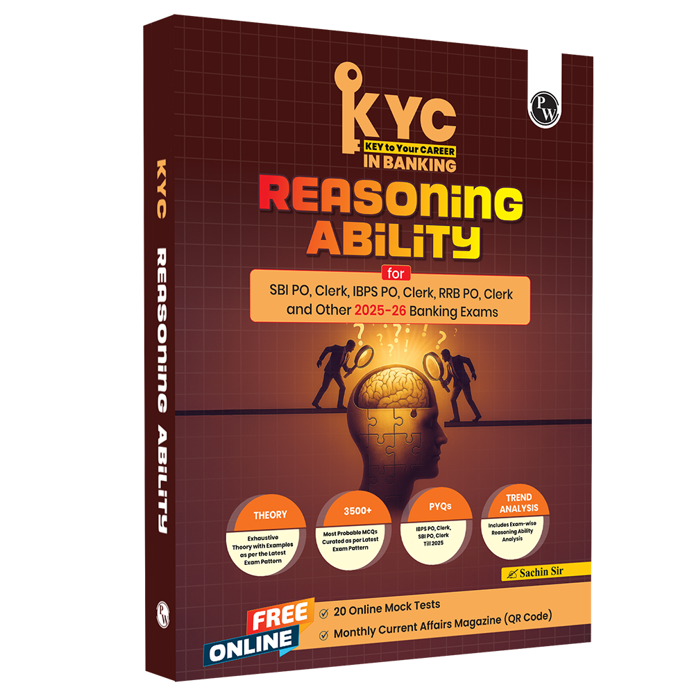 KYC Reasoning Ability | Chapterwise Theory, Exercise, Past Year Questions (PYQ) By Sachin Sir For SBI PO, Clerk, IBPS PO, Clerk, RBI & Other Banking Exams 2025- 26 | Free 20 Online Tests