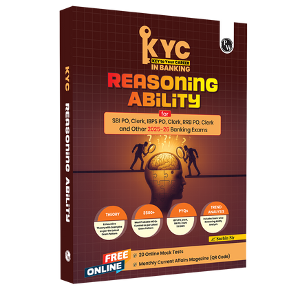 KYC Reasoning Ability | Chapterwise Theory, Exercise, Past Year Questions (PYQ) By Sachin Sir For SBI PO, Clerk, IBPS PO, Clerk, RBI & Other Banking Exams 2025- 26 | Free 20 Online Tests