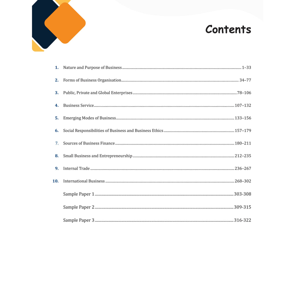 CBSE Class 11 Business Studies As Per Latest CBSE Pattern For 2026-27 Exams | Chapterwise Theory, Practice Questions with Detailed Explanation & Latest Sample Papers