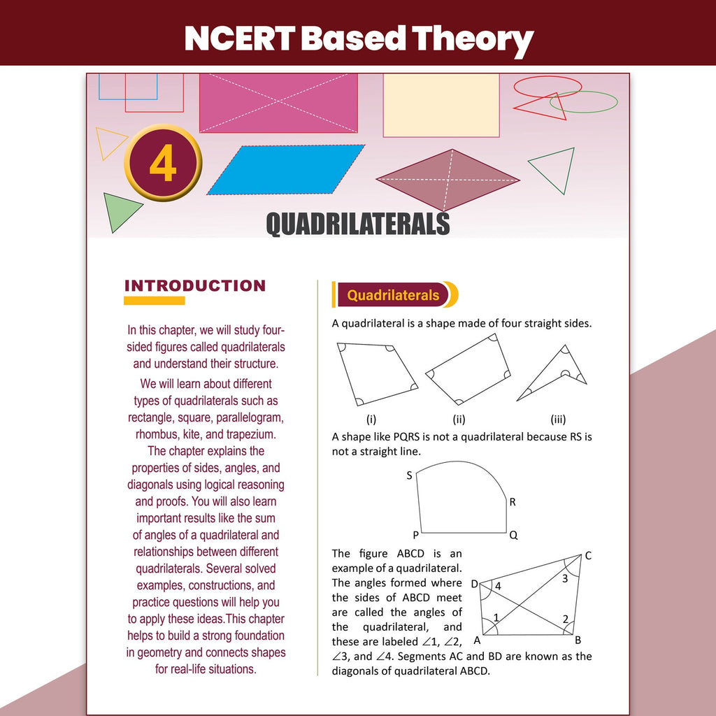 PW Concept & Question Bank Class 8 New NCERT Mathematics (Ganita Prakash I & II) Book for 2026 Exams| NCERT Based Theory & Questions with Solutions | Chapter-wise Practice Questions
