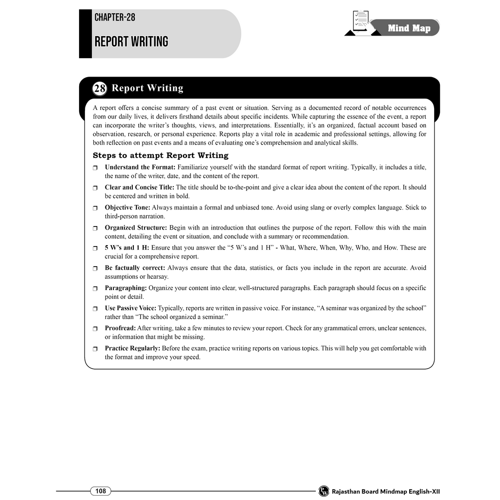 RBSE Wallah Mind Map All In One For Class 12th | Science, Mathematics & English | Last Minute Revision Notes