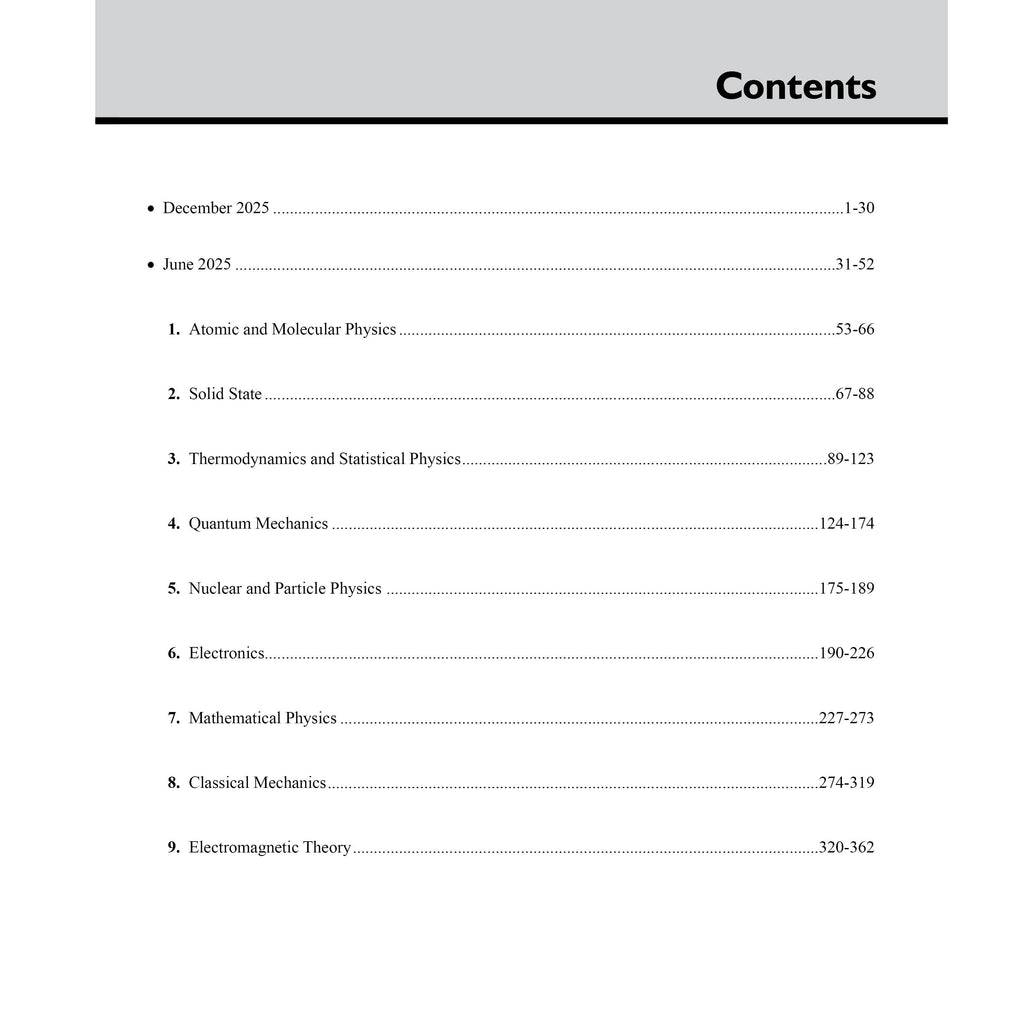 PW CSIR NET Recap Physical Sciences PYQ Chapterwise & Yearwise Previous 11 Years Solved Papers (2015-December 2025) | Latest December 2025 Paper Covered l For TIFR, JEST, GATE and IIT JAM Exams
