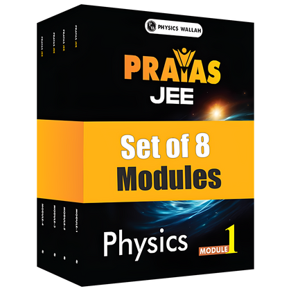 Prayas For JEE Main & Advanced Droppers Physics Modules with Solutions Combo Set of 8 Books (2025 Edition)