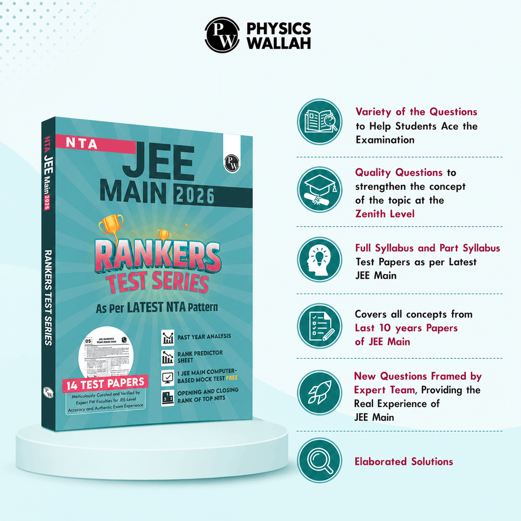 Toppers Kit for JEE Set of 5 Books with 4 Motivational Posters | Physics, Chemistry, Maths Handbook, JEE Main 2026 All Sets, JEE Main Toppers Test Series