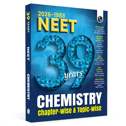 PW NEET PYQ 39 Years Chemistry For 2027 Exam | PYQ Deja Vu | Additional PYQs from Re-NEET and Other States | Chapterwise and Topicwise Solutions (2026-1988) with Highlighted Must Revise Questions