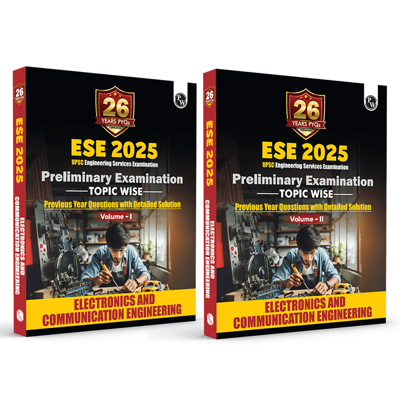 UPSC ESE Topicwise Previous Years Solved Questions 26 Years PYQs Electronics & Telecommunication Engineering Preliminary Examination Volume 1 & 2 Combo Set of 2 Books