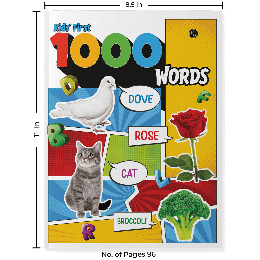 My First 1000 Words Book, 100+ Copy Coloring Activity Book & Kids' First Patterns Activity Book Combo Set of 3 Books l Practice Patterns with Fun Activities for Kids