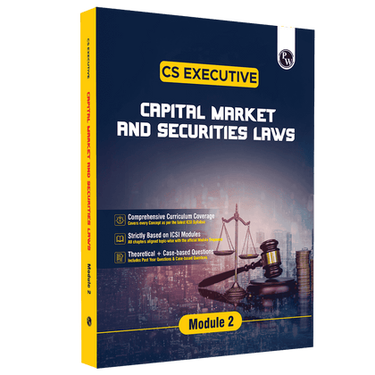CS Executive Capital Market & Securities Laws Module-II Theory Books For 2025 Exam | Comprehensive Curriculum Coverage | Theoretical + Practical Questions