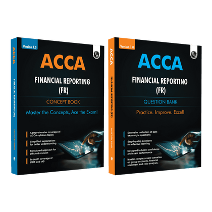 ACCA Financial Reporting (FR) Concept Book + Question Bank Combo Set of 2 Modules