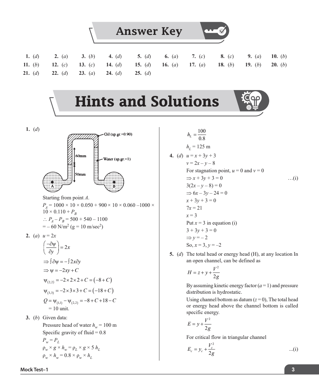 SSC JE Civil Engineering Mock Tests Paper- I, 11 Subject wise Mock tests and 5 Full length Tests, Fresh 1200+ Questions based on new SSC JE exam pattern