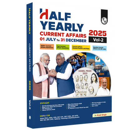 Half Yearly Current Affairs Magazine Vol. 2 July to December 2025 By Krati Singh | For SSC, Banking, Teaching, Railway, Defence and Other Competitive Exams 2026-27 English Edition