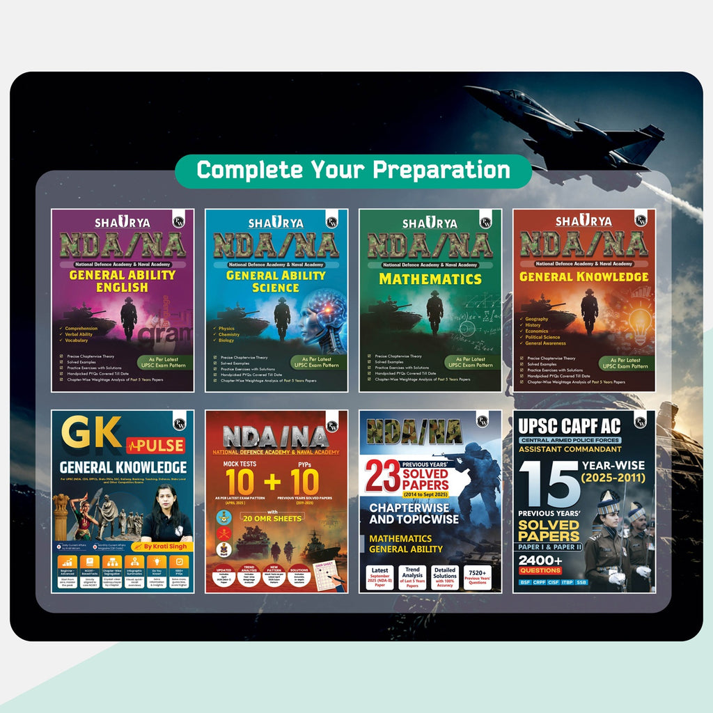 PW CDS PYQ Book - 23 Previous Year Solved Papers (Till April 2026) Combined Defence Service Exam 2026-27 | Chapterwise & Topicwise 8000+ PYQs with Solutions | General Knowledge, English & Mathematics