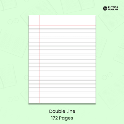 Doodle Notebook | 172 Pages | 18 x 24 cm | Double Line