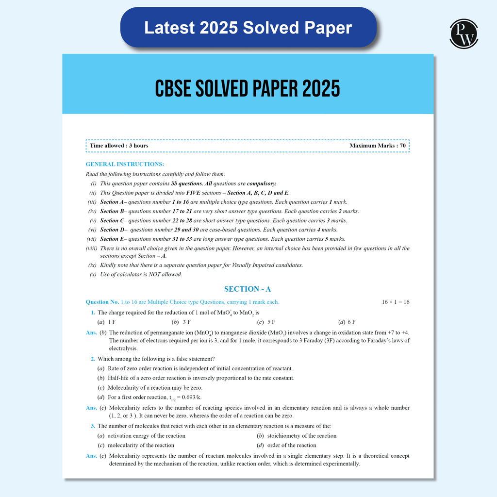 CBSE Question & Concept Bank (QCB) Class 12 Chemistry Chapter-wise and Topic-wise Solved Questions For 2026 Exams with 50% Competency Based Question
