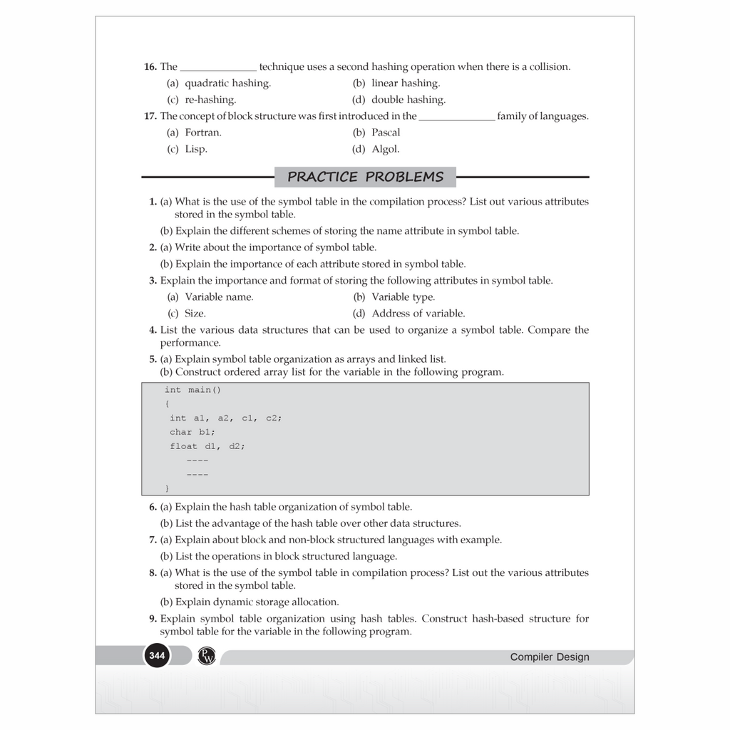 Principles of Compiler Design By Dr. K.V.N Sunitha & Ravindrababu Ravula For GATE and Engineering Students | Chapterwise Theory & Questions