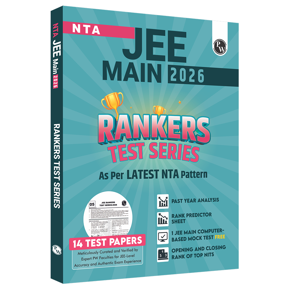Digital Book + 14 JEE Main Rankers Test Series 2026 As Per Latest NTA Pattern | Elaborated Solutions with Chapterwise Weightage Analysis & CBT Test & Rank Predictor