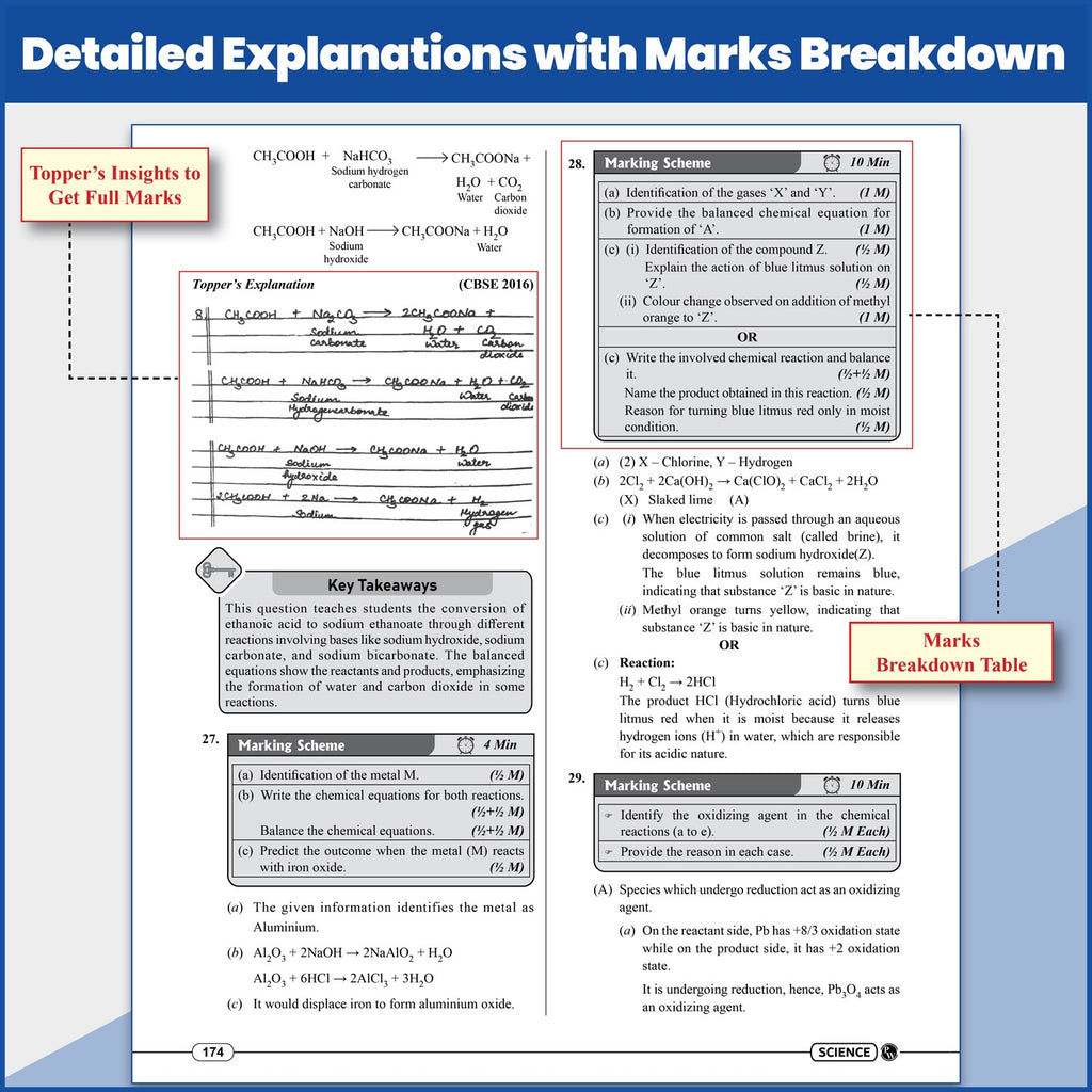 PW 15 CBSE Sample Papers Class 10 Science, Maths Standard, Social Science and English For 2027 Board Exam (New Pattern) | CBSE Like Question Booklet and Answer Sheets, Marking Stickers
