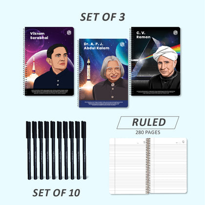 .PW Stationery Write & Roll Pack (Ruled)