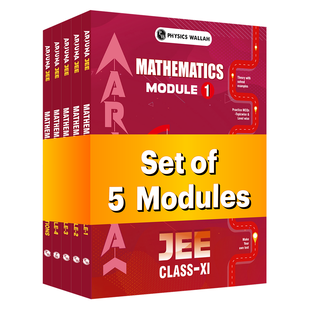 PW Arjuna For JEE Main & Advanced Class 11 Mathematics Modules with Solutions Combo Set of 5 Books (2026 Edition)