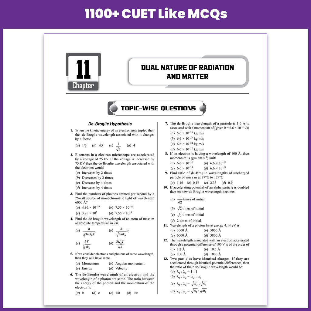 PW CUET UG Physics Book 2027 Chapterwise & Topicwise Question Bank | Chapterwise Theory & Mind Maps | Previous Year Solved Papers & Sample Papers